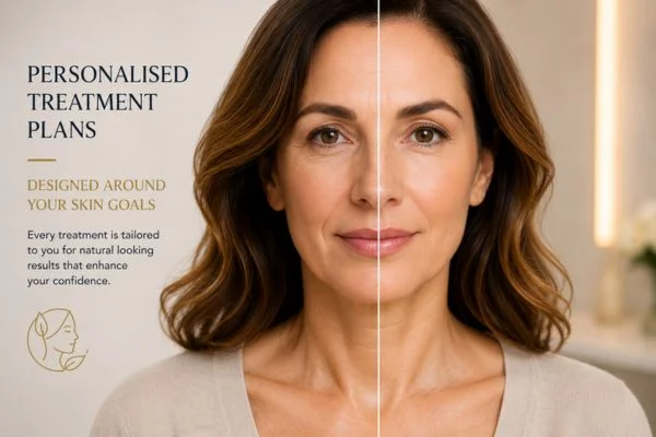 Before and after results of Collagen Lift Therapy Whitley Sands